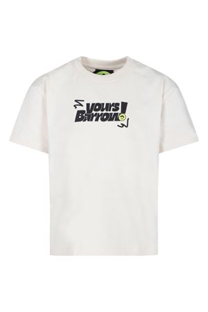 tshirt in cotone bianco BARROW KIDS | F4BKJUTH071013